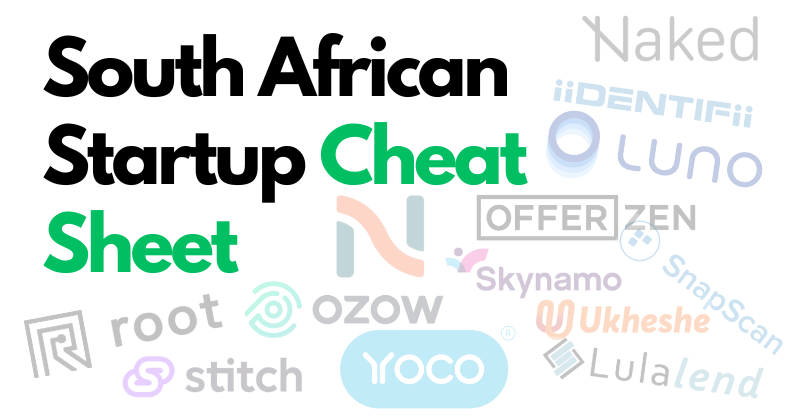 Cheat Sheet for Building Startups in South Africa